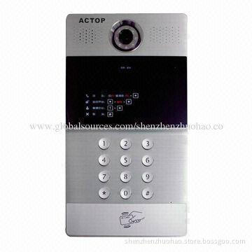TCP/IP Video Door Phone with 8-zone Alarm, Supports Flat to Flat Intercom
